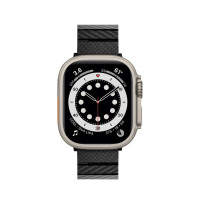 بند اپل واچ یانگکیت 42,44,45,49 Youngkit Shadow Carbon Strap Series Apple Watch Band
